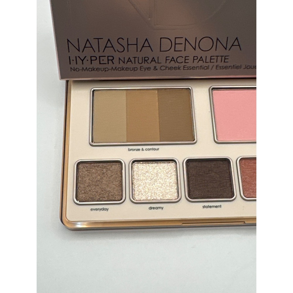 Natasha Denona HY-PER Natural Face Palette Eye Cheek Essential 12.8g BNIB‎ - Picture 3 of 5